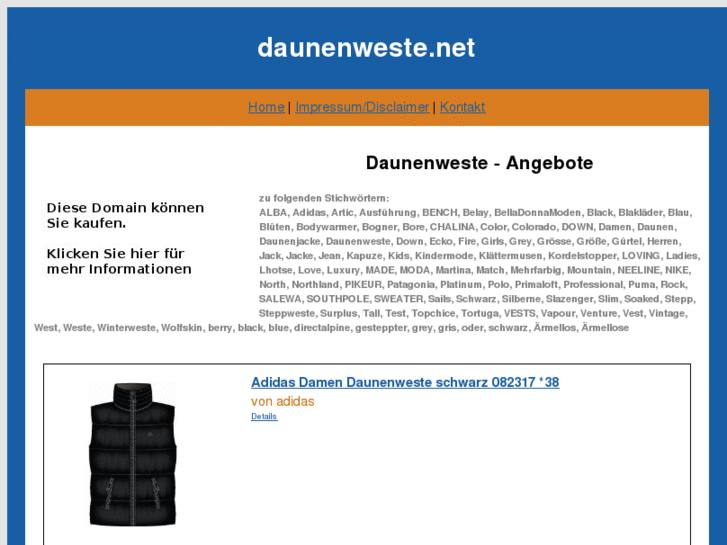 www.daunenweste.net