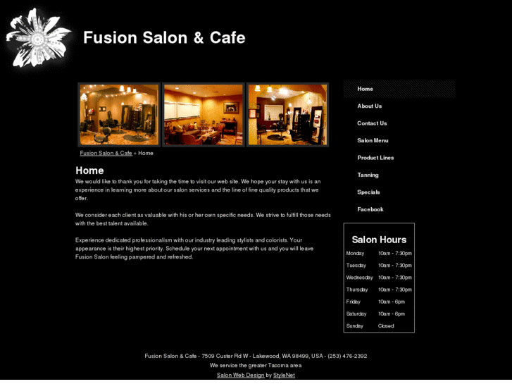 www.fusionsalonandcafe.com