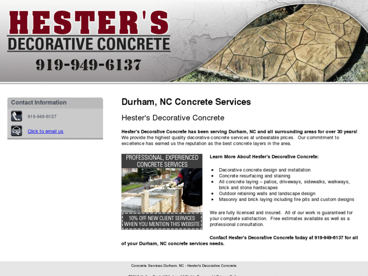 www.hestersdecorativeconcrete.com