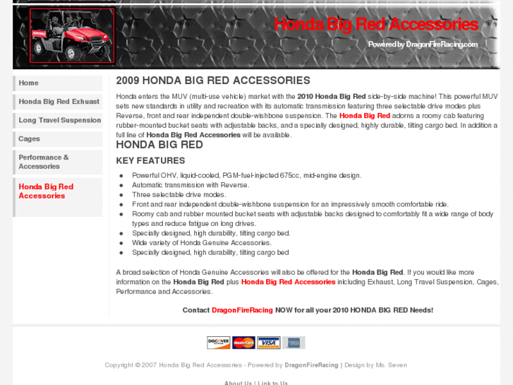 www.hondabigredaccessories.com