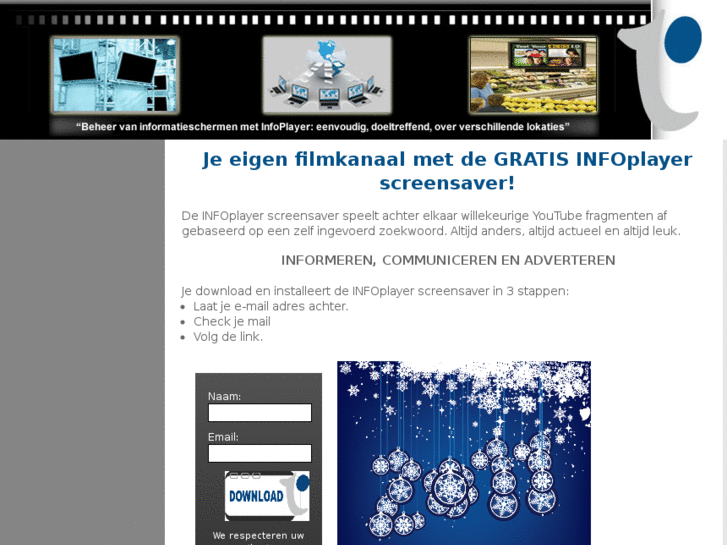 www.infoplayer-screensaver.nl