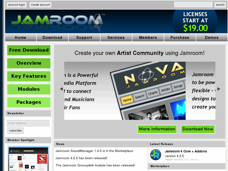 www.jamroom.net