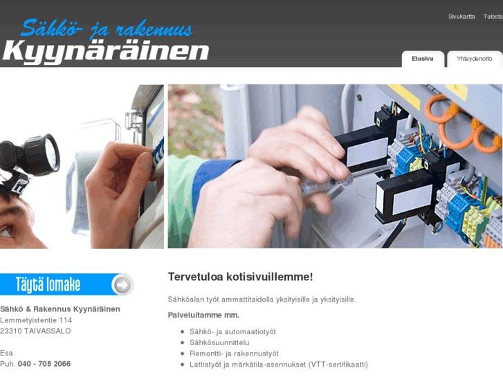 www.sahkojarakennuskyynarainen.com