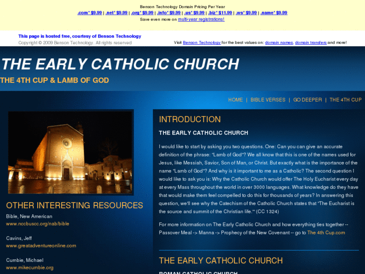 www.theearlycatholicchurch.com