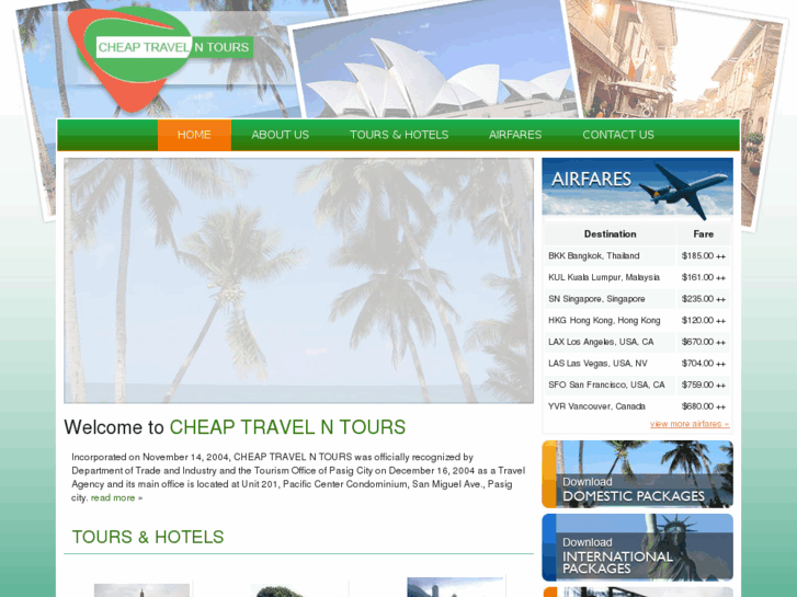 www.cheaptravelntours.net