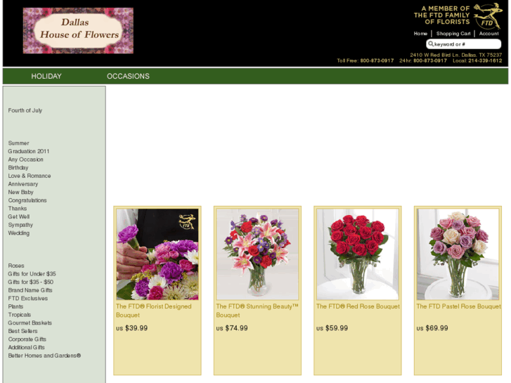 www.dallashouseofflowers.com