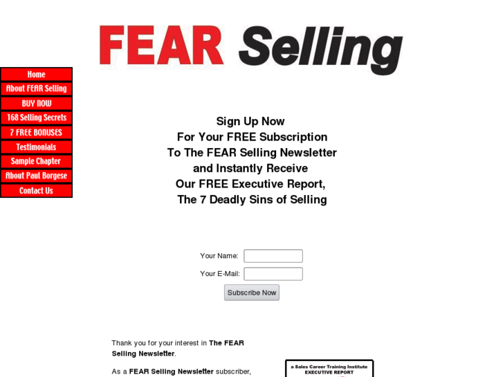 www.fearsellingnewsletter.com