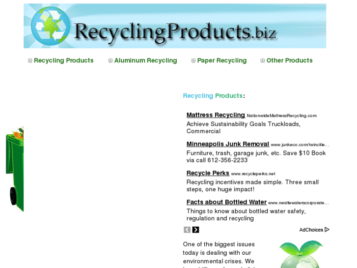 www.recyclingproducts.biz