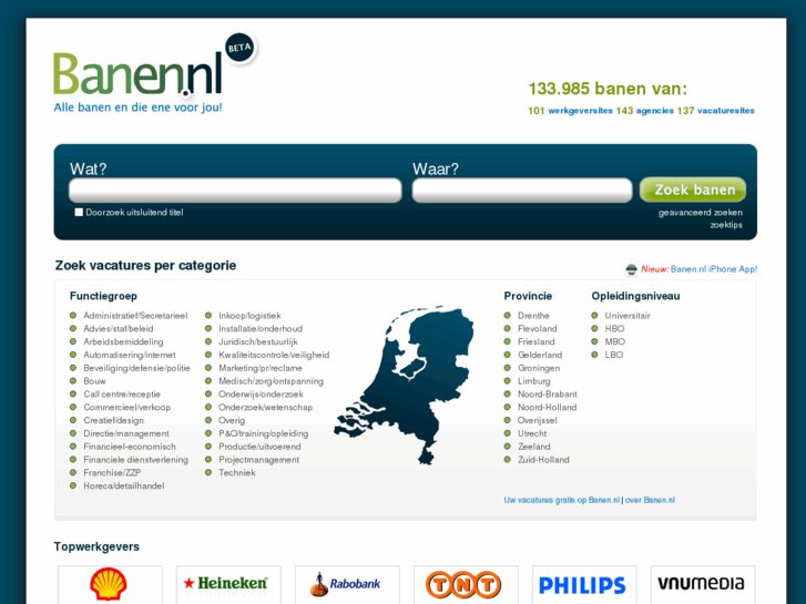 www.banen.nl