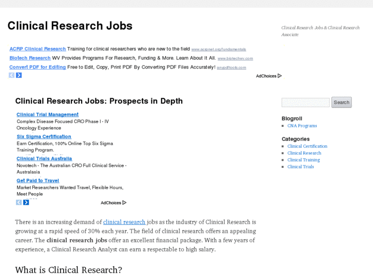 www.bestclinicalresearchjobs.com
