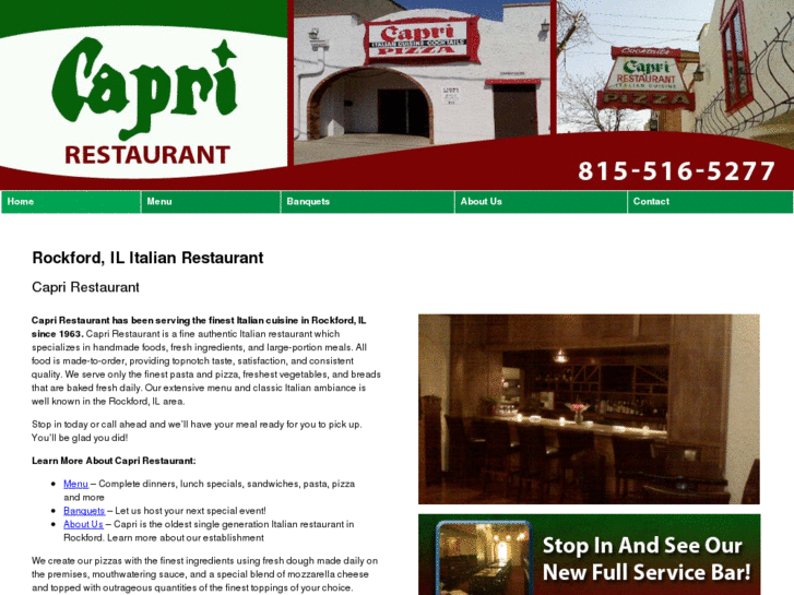 www.caprirestaurantil.com