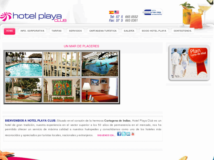 www.hotelplayaclubcartagena.com