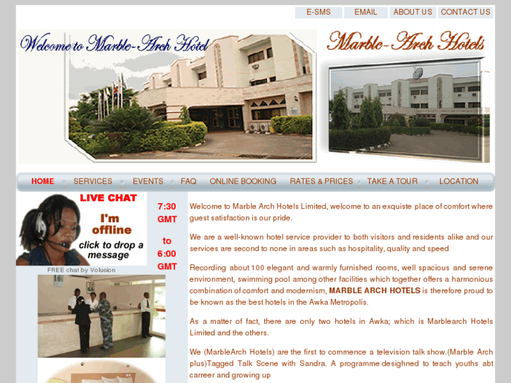 www.marblearchhotelsng.com