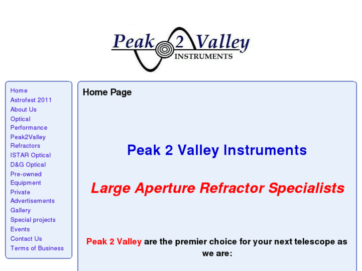 www.peak2valleyinstruments.co.uk