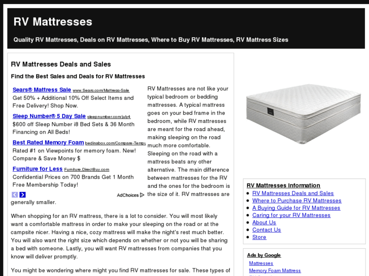 www.rvmattresses.org