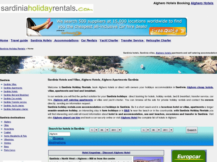 www.sardiniaholidayrentals.com