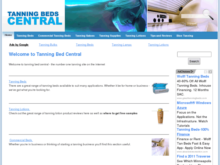 www.tanning-bed-central.com