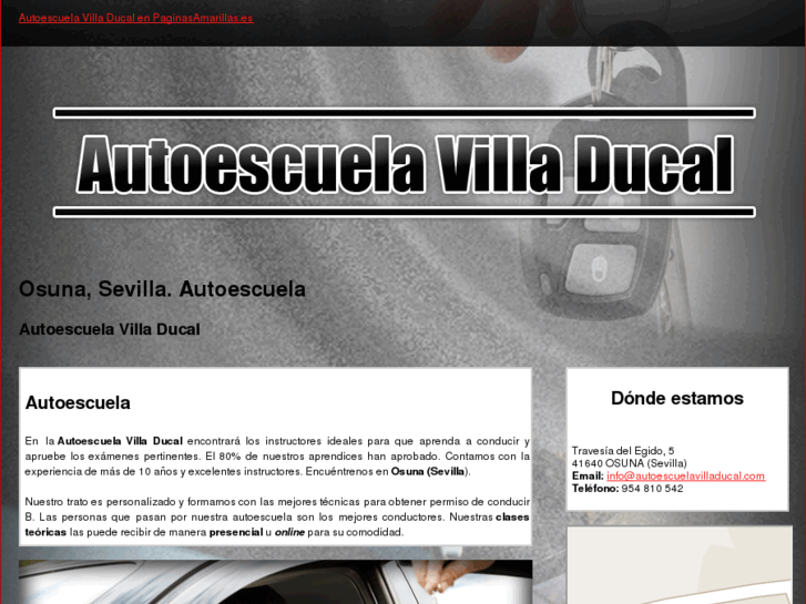 www.autoescuelavilladucal.com