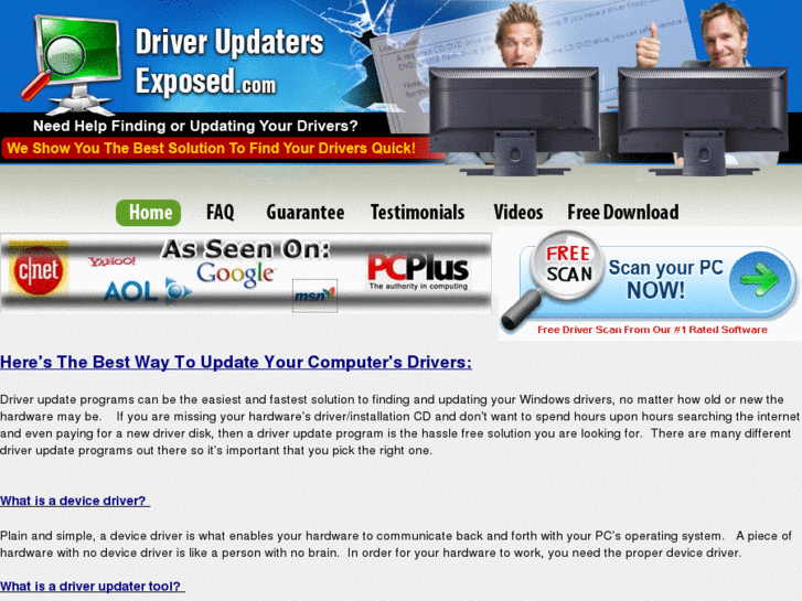 www.driverupdatersrevealed.com