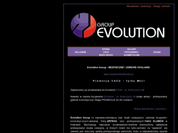 www.evolutionkrakow.pl