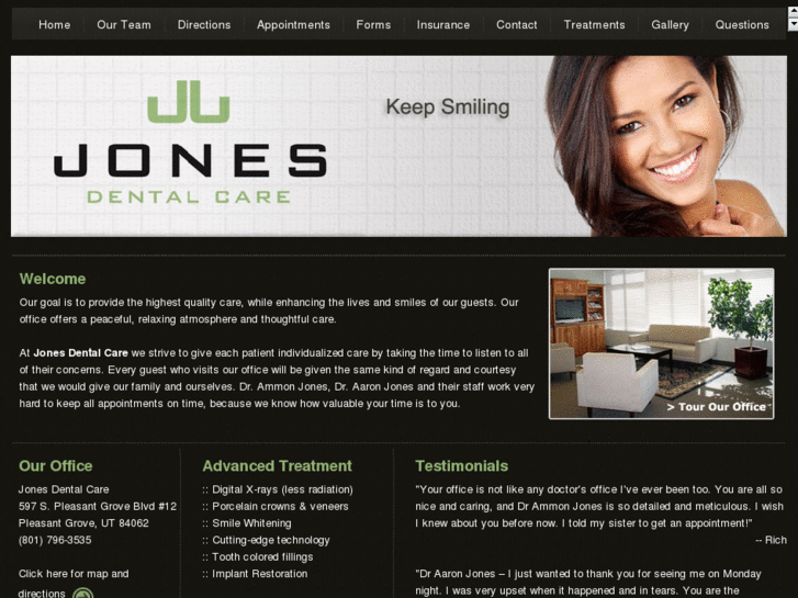 www.jonesandjonesdentalcare.com