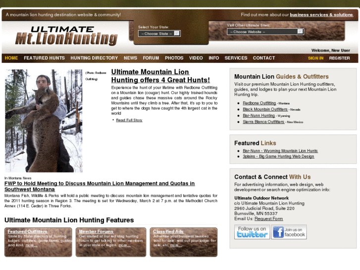 www.ultimatemountainlionhunting.com