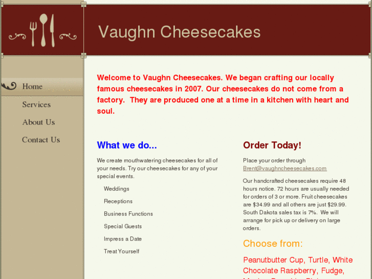 www.vaughncheesecakes.com