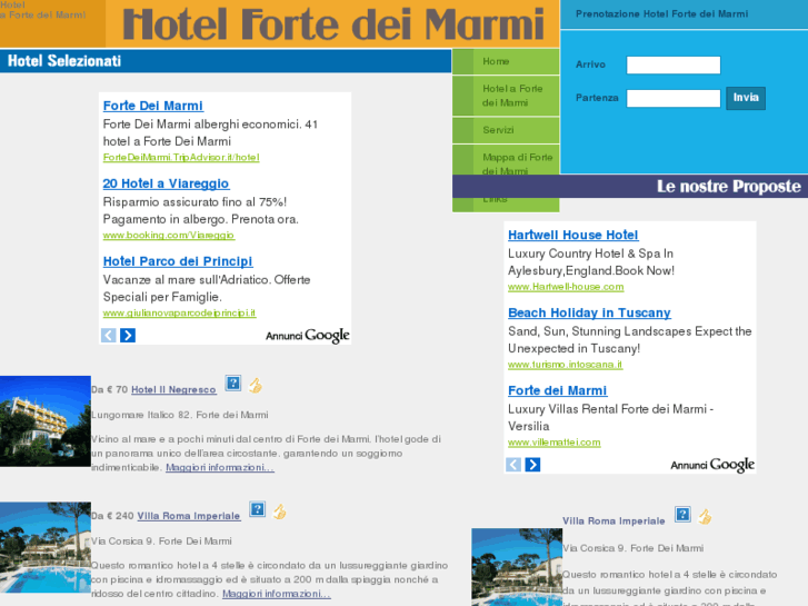 www.hotelfortedeimarmi.com