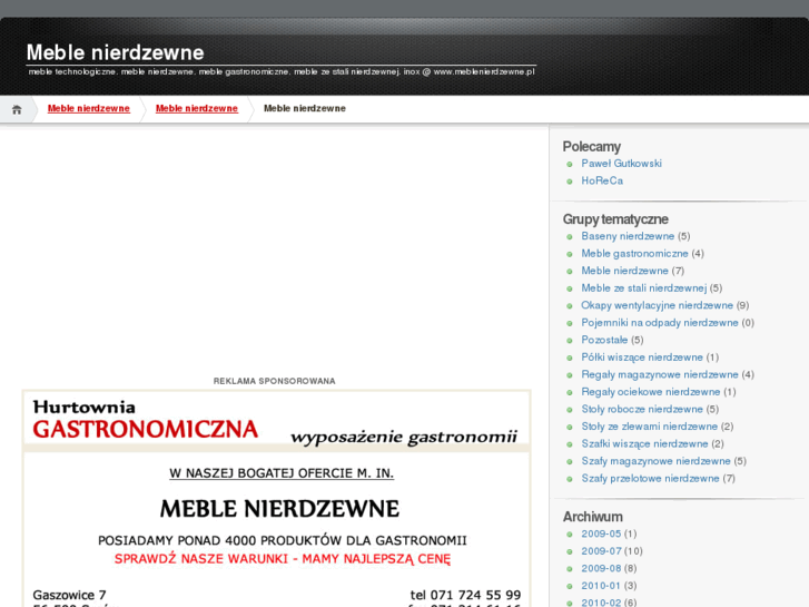 www.meblenierdzewne.pl