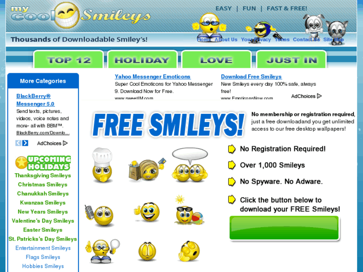 www.mycoolsmileys.com