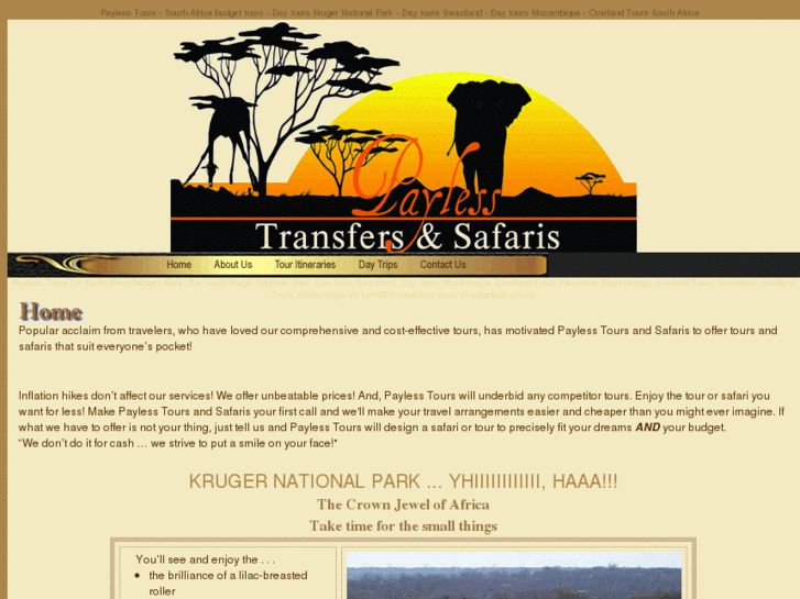 www.paylesstours.co.za