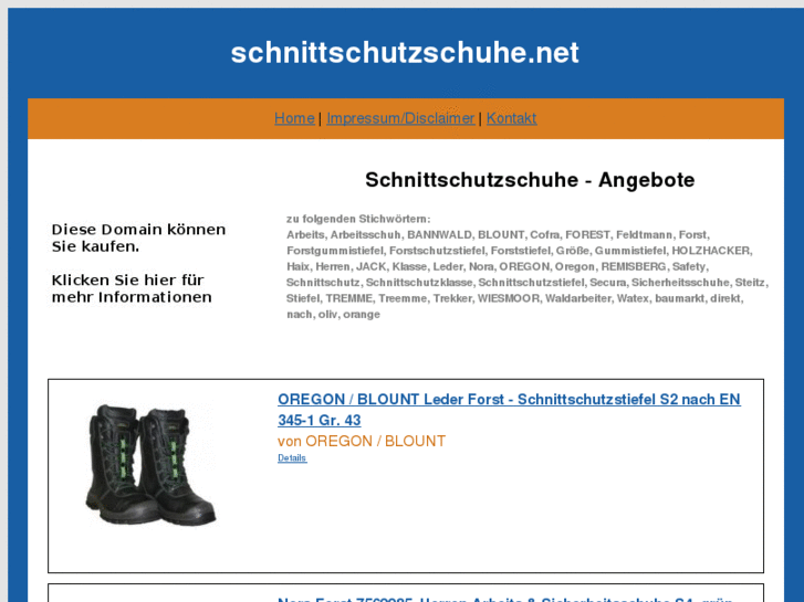 www.schnittschutzschuhe.net