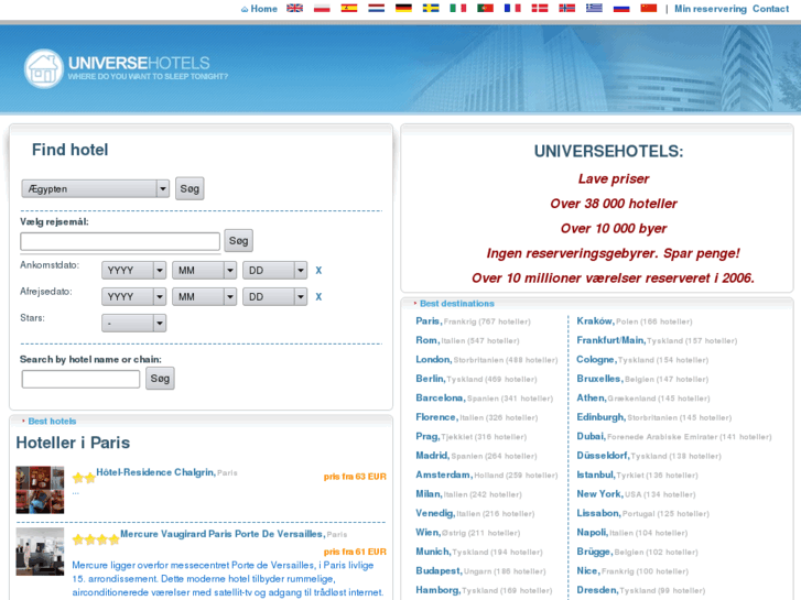 www.universehotels.dk