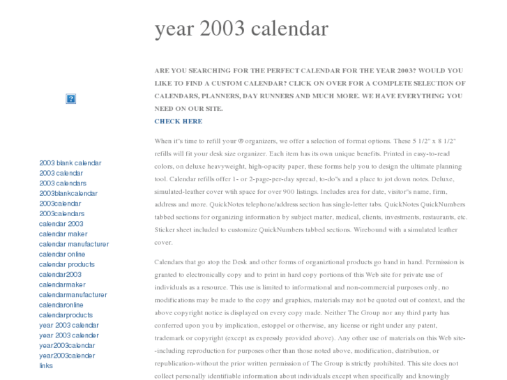 www.year-2003-calendar.com