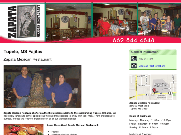 www.zapatamexicanrestaurant.com