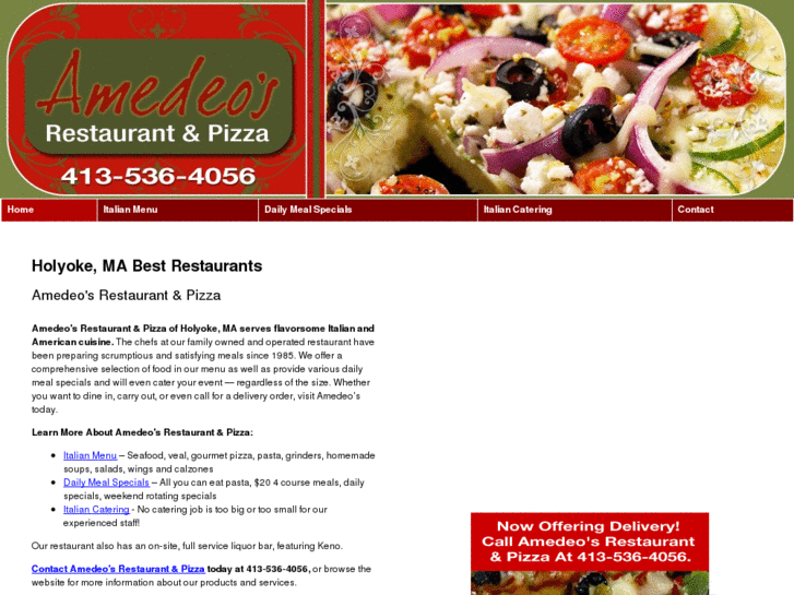 www.amedeosrestaurantpizza.com