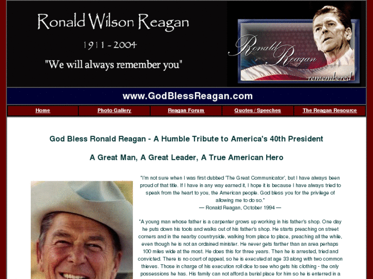 www.godblessreagan.com