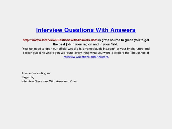 www.interviewquestionswithanswers.com