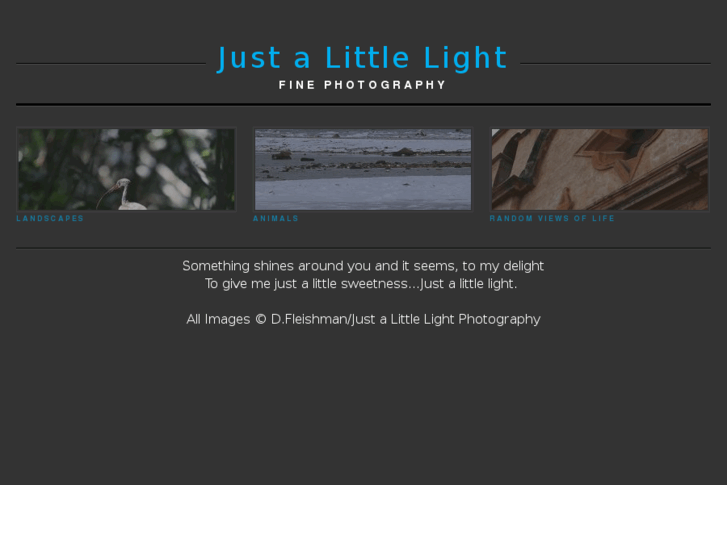 www.justalittlelight.com