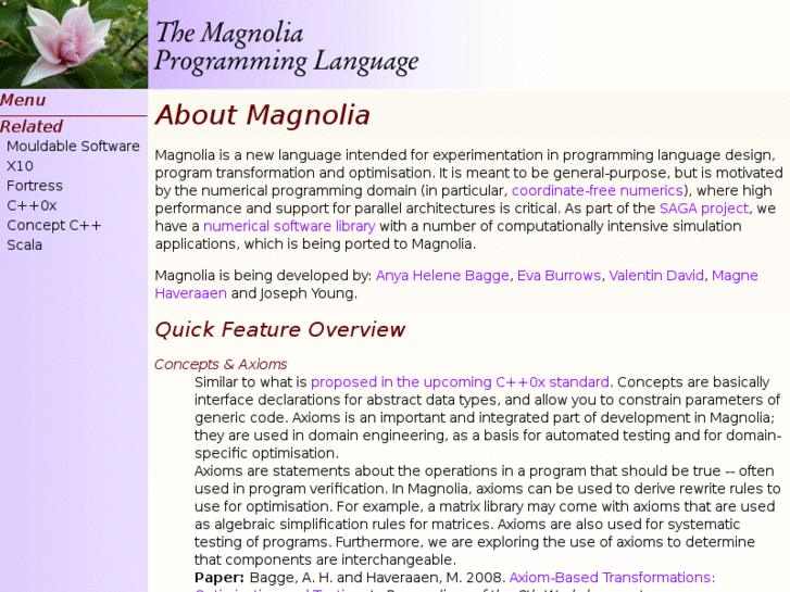 www.magnolia-lang.org