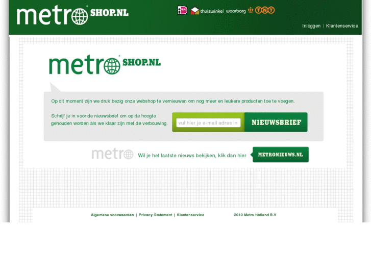 www.metroshop.nl