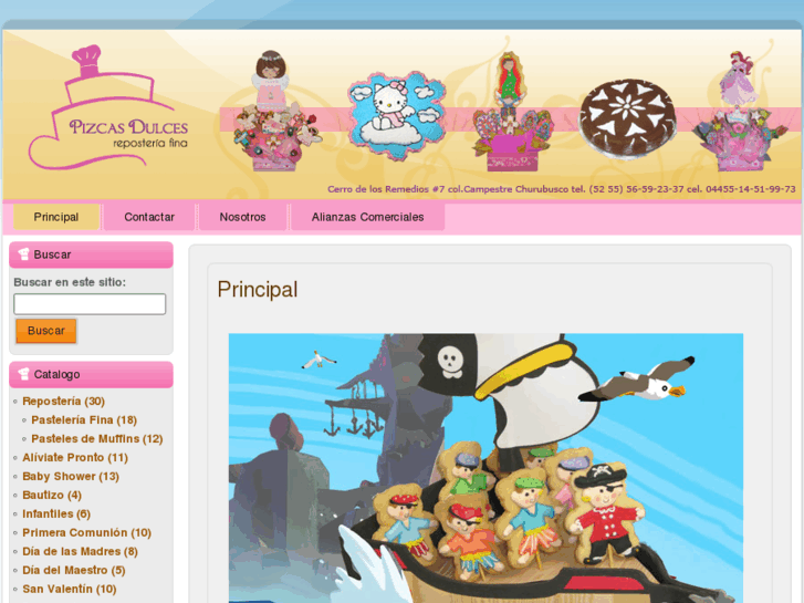 www.pizcasdulces.com