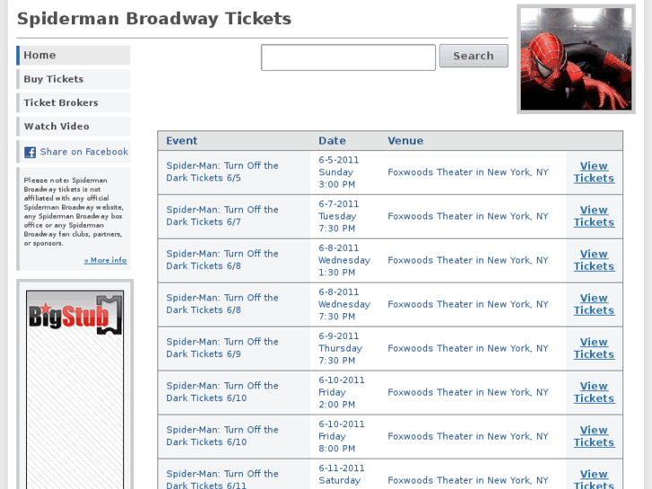 www.spidermanbroadwaytickets.com