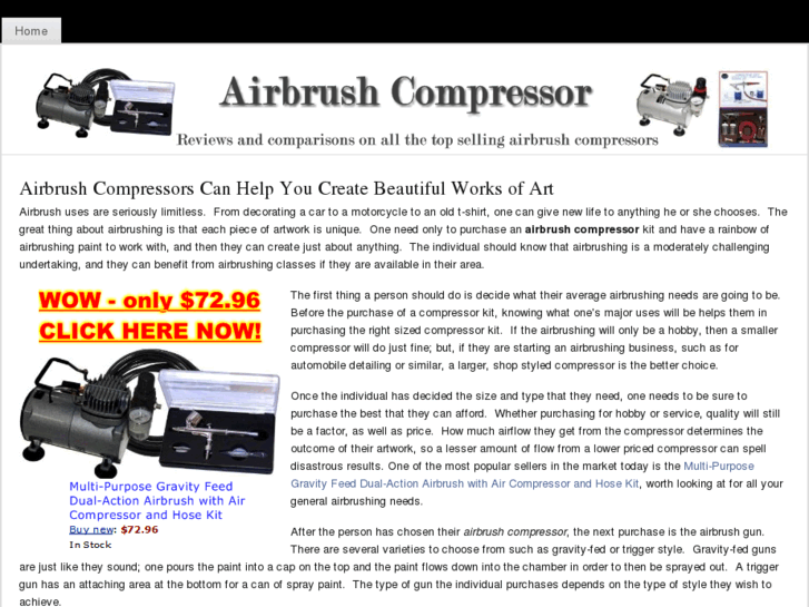 www.airbrushcompressorstore.com