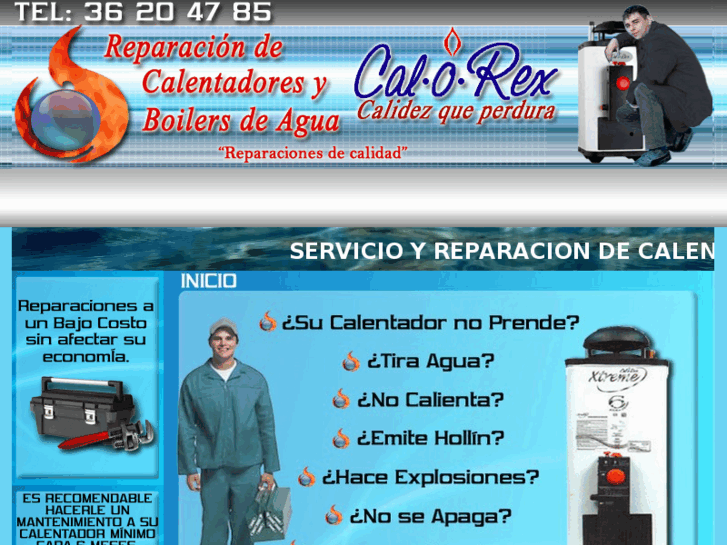 www.calorex-servicio.com