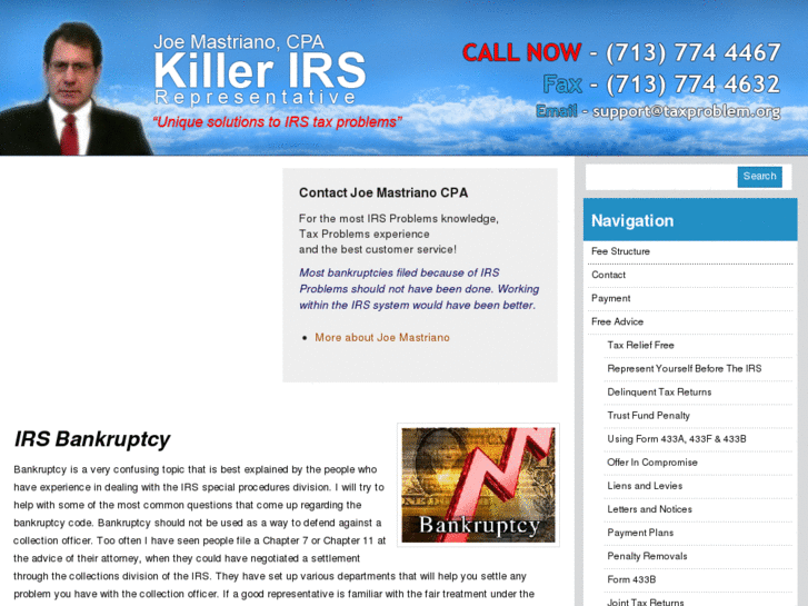 www.filing-bankruptcy-irs.com