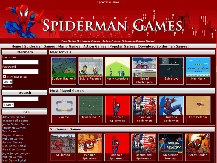 www.freespidermangames.biz