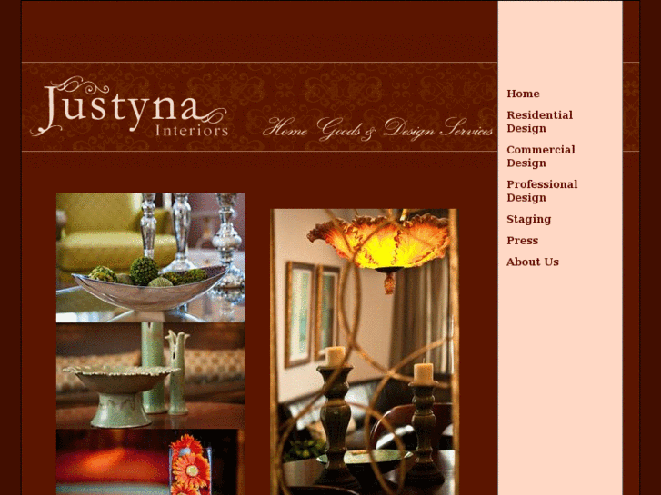 www.justynainteriors.com