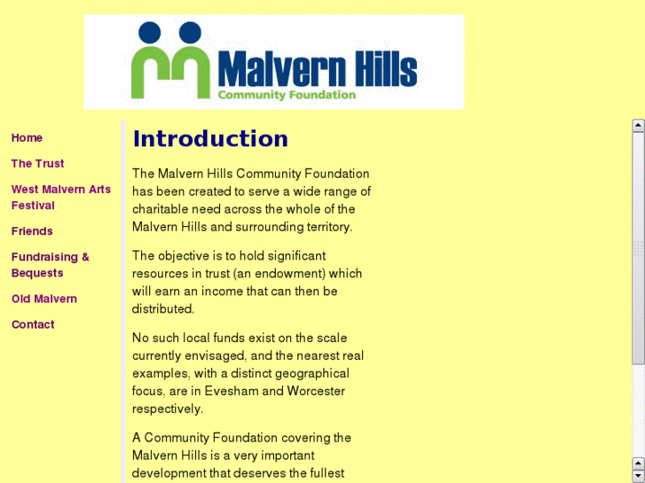 www.malvernhillscommunityfoundation.org