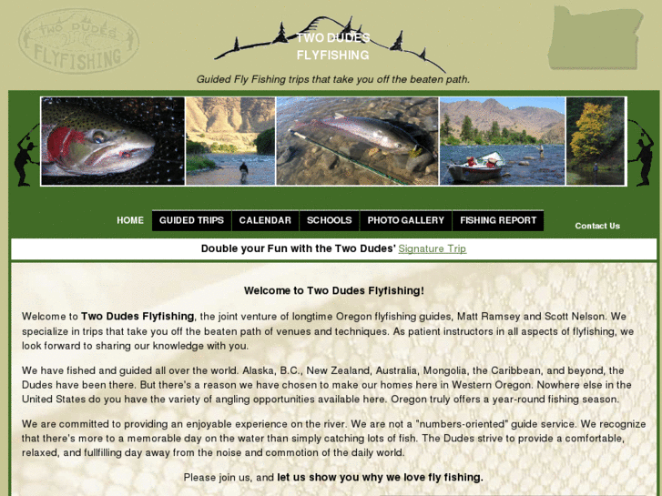 www.twodudesflyfishing.com